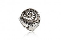 ANEL EM PRATA E MARCASSITA (18) 7.83 gr